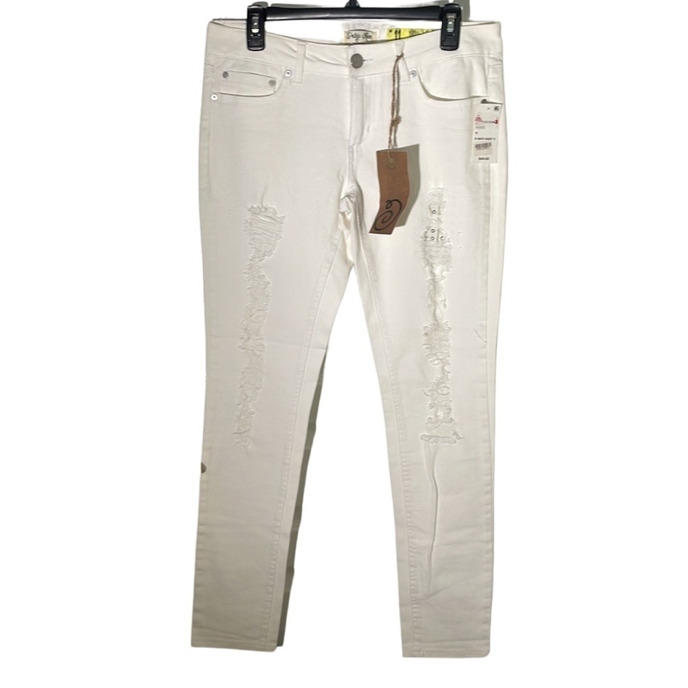 Indigo Rein Skinny Distressed Jeans Woman’s Size 11 NWT